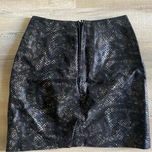 Vintage Danier leather mini skirt